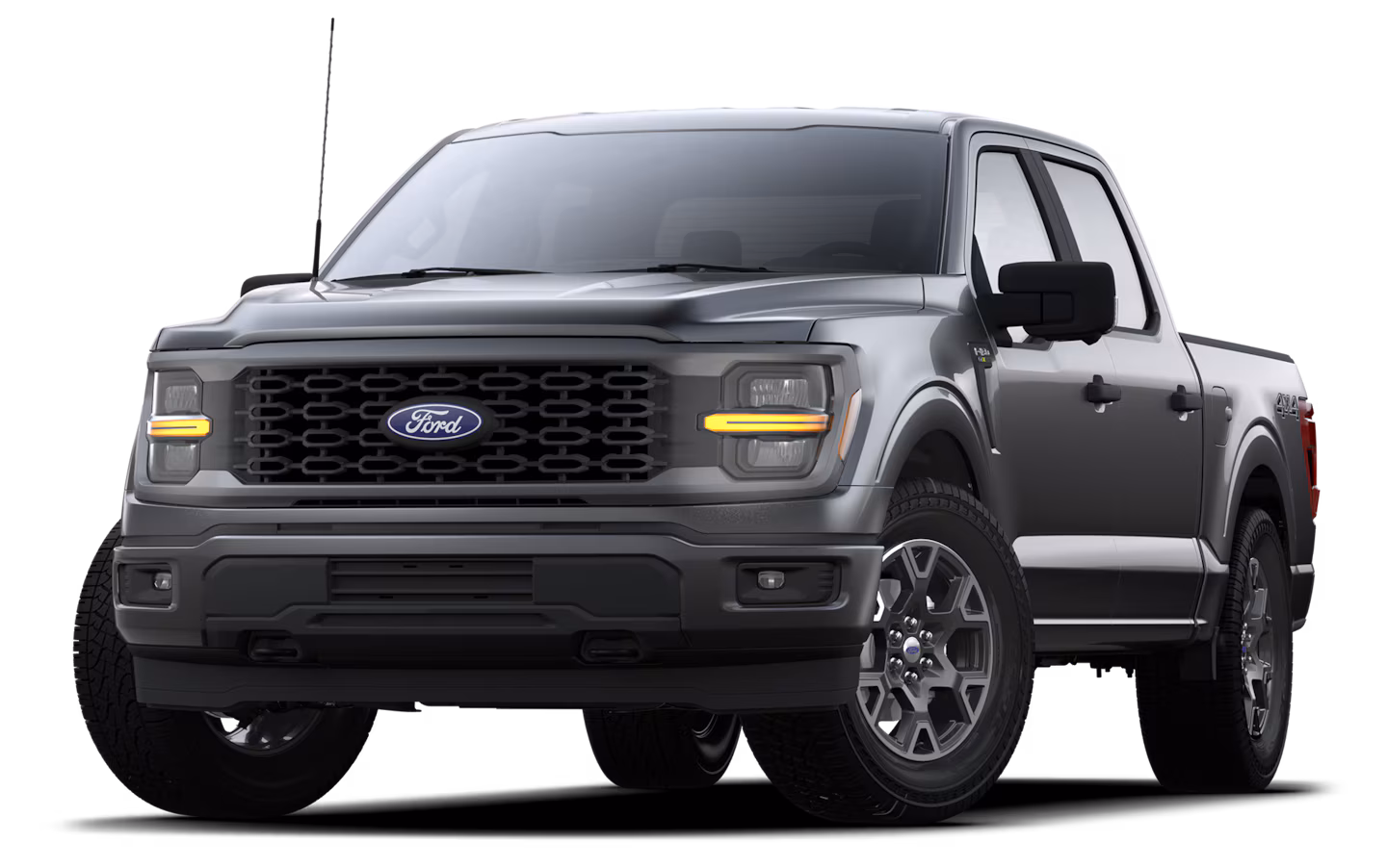 Gray Ford pickup truck